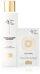 Helan, Fior di Talco - Gel Douche et Shampoing sans Sulfate, Naturel, Délicat et Parfumé, Bain Moussant et Shampooing pour Soin Cheveux et Corps avec Huile Amande Douce et Mauve, 200 ml, Made in Italy