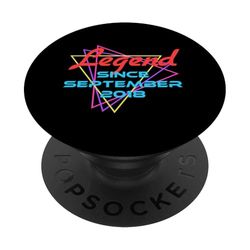 Legend Since September 2018 PopSockets PopGrip Adhesivo