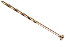 Forgefix MPS5120Y Parafuso multiusos compatível com Pozi CSK ST ZYP 5,0 x 120 mm, caixa de 100, preto, 5 x 120 mm