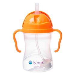 B.Box Näbbkopp med viktat sugrör och lättgreppade handtag, återanvändbar babyvattenflaska med enkel viklock