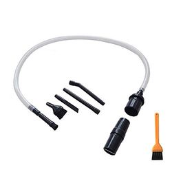 EZ SPARES Lot de 7 Accessoires pour Micro aspirateur pour Clavier et Brosse