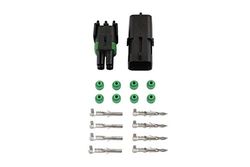 Connect 37329 Automotive Electrical Delphi Connector Kit 4 Pin Square