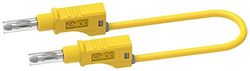 Electro PJP 2217/600V-CD1-200J Cavo di misurazione [spina a banana – spina a banana] 2,00 m, giallo, 1 pezzo