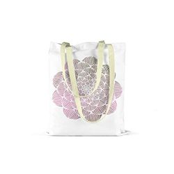 Bonamaison Printed Tote Bag, Reusable Grocery Bag, Shopping Bag, Machine Washable, Foldable, Canvas Cloth Bag with Handles, Size: 34x40 Cm