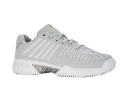 K-Swiss Performance Femme Express Light 3 HB Chaussures de Tennis, Gray Violet/White/Lime Green, 43 EU