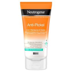 Neutrogena Visibilmente Anti Brufoli 2 in1 pulizia maschera, 150 ML