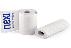 Nexi, Lot de 50 rouleaux de papier thermique pour poss, boîtes de rouleaux de papier pour repas, 57 mm x 8 m, papier thermique 55 g, compatible avec Nexi SmartPOS