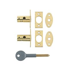 Yale Locks YALV80012PL Bloqueo de Seguridad, latón Pulido, Set de 5 Piezas