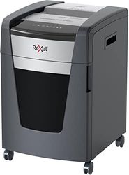 Rexel XP420+ Cross Cut Paper Shredder, Shreds 20 Sheets At Once, P4 Security Level, Jam-Free Technology, Office Use, 60 Litre Pull-Out Bin, Black, Momentum Extra Range, 2021421XEU