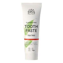 Urtekram Dentifrice Arbre à Thé Bio - Soin apaisant pour dents sensibles - Dentifrice sans Fluor - Origine Vegan & Naturelle - Urtekram Dental, 75 ml (Lot de 1)