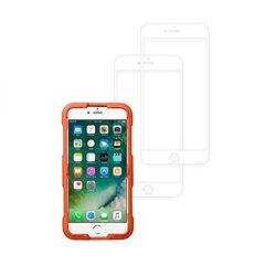 ultrapower100 skärmskydd Shatterproof kompatibel för iPhone 7 Plus/8 Plus Full Coverage Premium Tempered Glass Film 2 Pack Anti-Shatter White