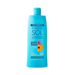 Bottega Verde SOL nagietek szafranowy, mleko po opalaniu do twarzy i ciała, 400 ml, do delikatnej skóry, działanie nawilżające i kojące, lekka i płynna formuła