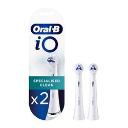 Oral B iO Specialised Clean Cabezales De Recambio, Pack De 2 Unidades