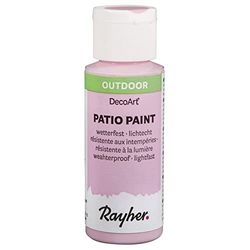 Rayher Patio-Paint, Rosa Bebè, Flacone 59 Ml, 38610262