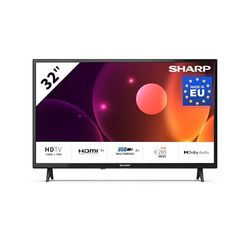 Sharp 32FA2E TV 32" LED HD, DVB-T/T2/C/S/S2, 3 porte HDMI, 2 porte USB, Dolby Audio