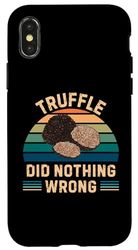 iPhone X/XS Retro Truffle Did Nothing Wrong Vintage Truffle Food Lover Case