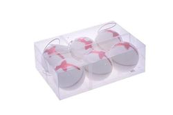 Partenope Srl DEC.5 Rosso Sfere 9cm 6pz 40722304, Come Foto, Unica
