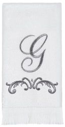 Avanti Linens 13464WPW Monogrammed Fingertip Towels, G