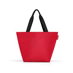 reisenthel Shopper ruime boodschappentas en elegante handtas in een van waterafstotend materiaal, rood, Medium
