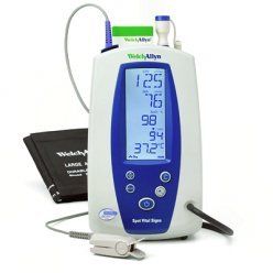Welchallyn 42N0B-E4 Spot Vital Signs Device Spot Vital Signs with Non-invasive Blood Pressure, Pulse and Nellcor Pulse Oximetry