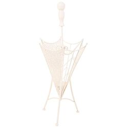 Alexandra House Living Porte-Parapluie Blanc 25 x 48 x 20 cm