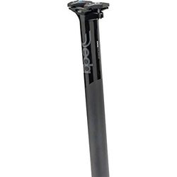 DEDA-ELEMENTI Zero100 SB/Dritto Seatpost, Ø31.6 Bob, Alloy 2014, 350 Mm Length, My19 Tija de sillín de Bicicleta, Unisex Adulto, Negro, 31,3mm/Recul 0mm