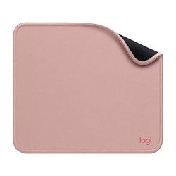 Logitech Mouse Pad - Studio Series, Computer Mouse Mat with Anti-slip Rubber Base, Easy Gliding, Spill-Resistant Surface, Durable Materials, Portable, in a Fresh Modern Design - Pink