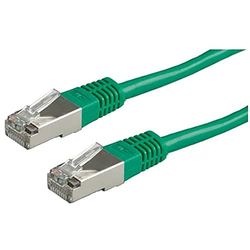 ROLINE patchkabel cat.5e (klasse D) S/FTP, groen, 0,5 m
