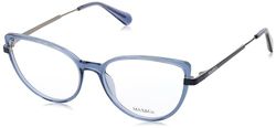 MAX &CO Damesbril, Blauw (Shiny Blue), 54/16/145