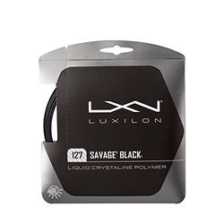 Lyx unisex Tennissaite Savage 127, svart, 12,2 meter, 1,27 mm, WRZ994300