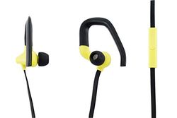 AIINO - GO SPORT Ergonomiczne słuchawki douszne z mikrofonem, maksymalna stabilność, kompatybilne ze smartfonami iPhone, Samsung i Huawei, opracowane do zajęć sportowych, akcesoria do smartfonów,