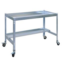 SimonRack Simongarden Desk Mob. 900 x 600 Galva Table de Jardinage, avec roulettes, métal, galvanisé, 915 x 900 x 600 cm