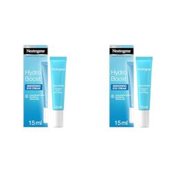 Neutrogena Hydro Boost Contorno Occhi Anti-Fatica, Contorno occhi idratante con Acido Ialuronico e Vitamina E, Aiuta ad attenuare i segni della stanchezza e le occhiaie, 15 ml (Confezione da 2)