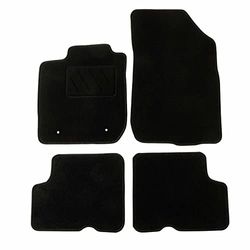 Tapetes de carro - à medida - tapetes de carro - 4 unidades. - Moqueta em preto 600 g/m² - Modelo One - 1766273