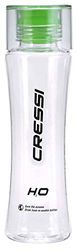 Cressi Transparent Bpa Free Water Bottle, Bottiglia Riutilizzabile Unisex Adulto, Verde, 500 ml