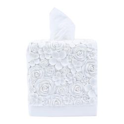 Hymmah Moderno porta fazzoletti quadrato, accessorio decorativo per il bagno, design unico, per piani di lavoro del bagno, ideale anche per camere da letto e salotti