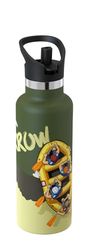 Super Sparrow Isolerad flaska - 18/10 ultralätt isolerad flaska - 500 ml - rostfritt stål flaska standardmun - barnflaska BPA-fri, för sport, resor, skola, kontor, hem