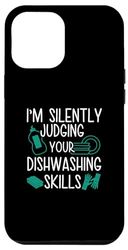 Carcasa para iPhone 14 Pro Max I'm Silently Judging Funny Lavavajillas certificadas