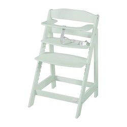 roba Kinderstoel Sit Up Flex - Uitbreidbaar tot Tienerstoel - Mint Gelakt Hout - Babystoel van 6 Maanden tot 70 kg -3-Punts Veiligheidsharnas
