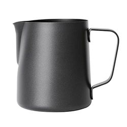 Olympia CM606 Non-Stick Milk Jug, 12 oz., Black