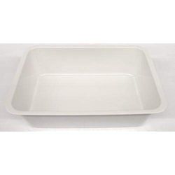 VIVENZI V0906/White Horeca-Vassoio in melammina, Colore: Bianco, Dimensioni: 35 x 25 x 8 cm