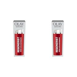 Olay Regenerist Sérum De Día Ultrarreafirmante Y Ligero, Fórmula Con Niacinamida (Vitamina B3) y Péptidos, Hidratación Al Instante Y Durante 24H, 50ml (Paquete de 2)