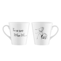 Set de tazas (2 Piezas) de porcelana con diseño