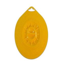 Silikomart | Tampa de silicone UFO 15, cor amarela, medidas Ø 155 mm, Made in Italy