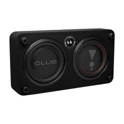 JBL Club 1000SSL 10 Inch Passive Subwoofer Car Set, Down-Firing Closed Flat Housing with Passive Membrane, Robust and Space-Saving - 1200 W Car Subwoofer Passive with Aluminium Driver for Precise Bass