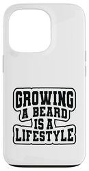 Growing Beard is a Lifestyle for Bearded Guys who Love Humor Case for iPhone 13 Pro