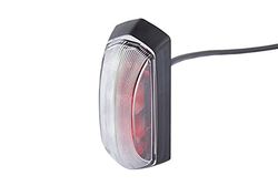 HELLA 2XS 205 020-051 Luce permietrale, LED, 24V, colore luce LED rosso/bianco, Cavo 500mm, Attacco laterale
