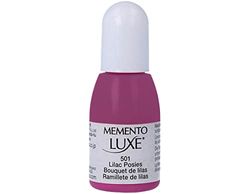 Tsukineko Memento Luxe Re-Inker voor stempel, Lilac Posies by