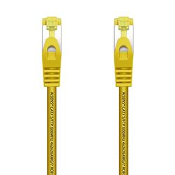 AISENS A146-0473 Cable de red latiguillo RJ45 LSZH Cat.7 600 MHz S/FTP PIMF AWG26, amarillo, 0.5m