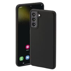 Hama Custodia per Samsung Galaxy S22+ (custodia per cellulare protegge da urti, graffi e sporco, custodia protettiva consente una ricarica induttiva, custodia opaca setosa in TPU con morbida fodera